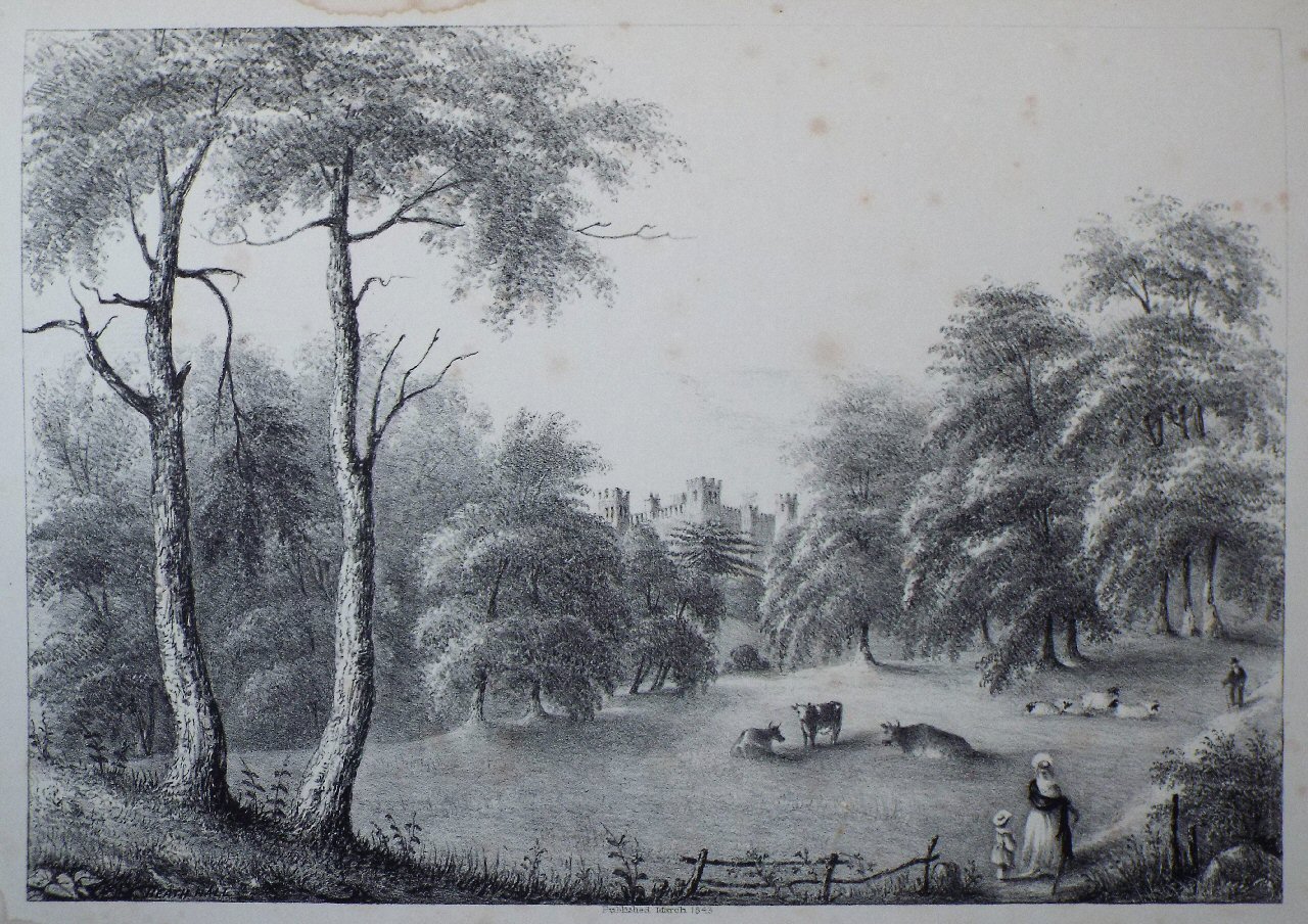 Lithograph - Heath hall - Kilby